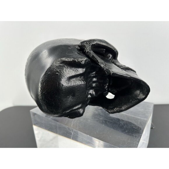 Metal Accent Black Matte Skull (aprox 6”x7”) - Picture 8 of 10